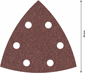 Brusni list PRO F460, 93 x 93 mm, G40, 5 kosov
