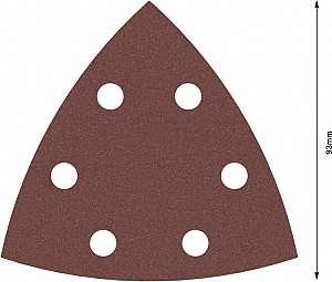 Brusni list PRO F460, 93 x 93 mm, G240, 5 kosov