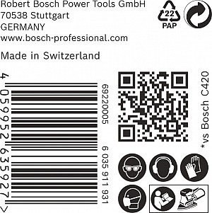 Brusni papir EXPERT C470, 100 x 150 mm, G 80, 50 kosov