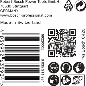 Brusni papir EXPERT C470, 100 x 150 mm, G 120, 50 kosov