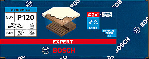 Brusni papir EXPERT C470, 102 x 62/93 mm, G 120, 50 kosov