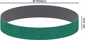 Brusni trak PRO Y580, 40 x 760 mm, G80, 10 kosov