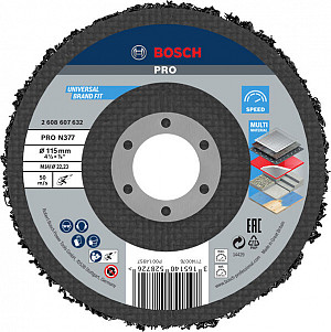 Čistilna plošča PRO N377, 115 mm, 22,23 mm