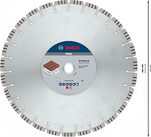 Diamantna plošča PRO Abrasive, 400 x 20/25,4 mm