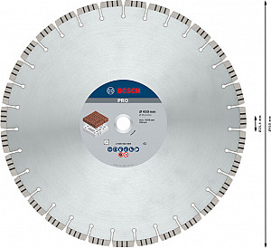 Diamantna plošča PRO Abrasive, 450 x 25,4 mm
