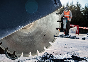 Diamantna plošča PRO Asphalt, 450 x 25,4 mm