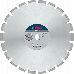 Diamantna plošča PRO Asphalt, 450 x 25,4 mm