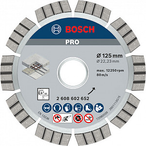 Diamantna plošča PRO Concrete, 125 x 22,23 mm