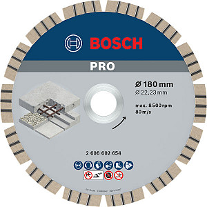 Diamantna plošča PRO Concrete, 180 x 22,23 mm