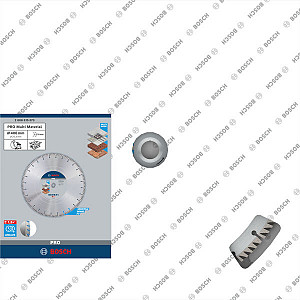 Diamantna plošča PRO Multi Material, 400 x 25,4 mm