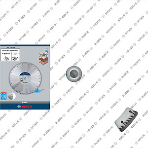 Diamantna plošča PRO Multi Material, 450 x 25,4 mm