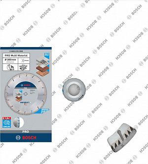 Diamantna plošča PRO Multi Material, 300 x 25,4 mm