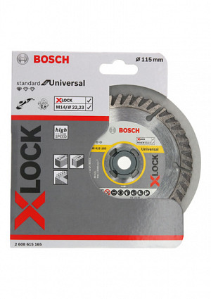 Diamantna plošča PRO Multi Material X-Lock, 115 x 22,23 mm, 22,23 mm