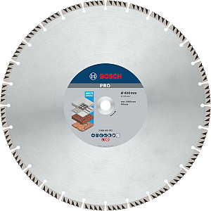 Diamantna plošča PRO Multi Material, 400 x 20 mm