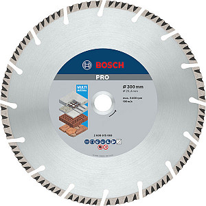 Diamantna plošča PRO Multi Material, 300 x 25,4 mm