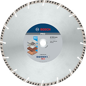 Diamantna plošča PRO Multi Material, 350 x 25,4 mm