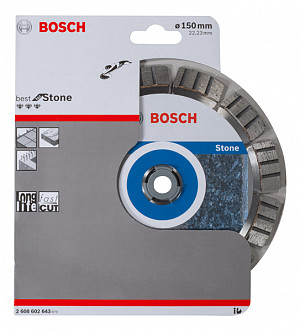 Diamantna plošča PRO Stone, 150 x 22,23 mm