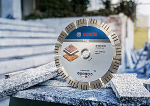 Diamantna plošča PRO Stone, 180 x 22,23 mm