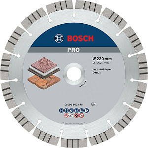 Diamantna plošča PRO Stone, 230 x 22,23 mm