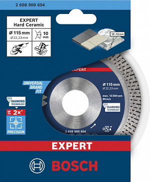 Diamantna rezalna plošča EXPERT HardCeramic, 115 x 22,23 x 1,4 x 10 mm