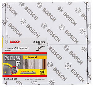 Diamantna rezalna plošča PRO Multi Material, 125 x 22,23 mm, 10 kosov