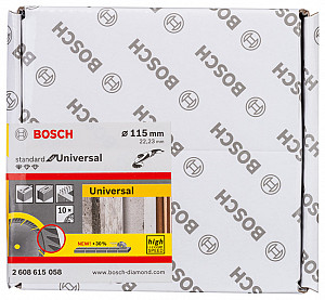 Diamantna rezalna plošča PRO Multi Material, 115 x 22,23 mm, 10 kosov