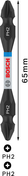 Dvostranski nastavek PRO Impact z indeksom Pick and Click, PH2, 65 mm