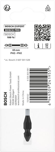 Dvostranski nastavek PRO Impact z indeksom Pick and Click, PH2, 65 mm