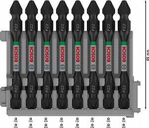Dvostranski nastavki PRO Impact z indeksom Pick and Click, PZ2, 65 mm, 8 kosov