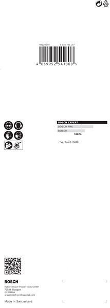 EXPERT C470 brusni papir brez lukenj za ekscentrične brusilnike, 93 x 230 mm, G 80 10 kosov