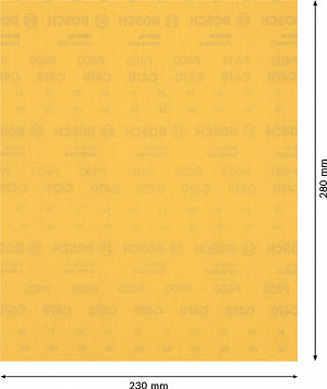 EXPERT C470 brusni papir za ročno brušenje, 230 x 280 mm, G 400