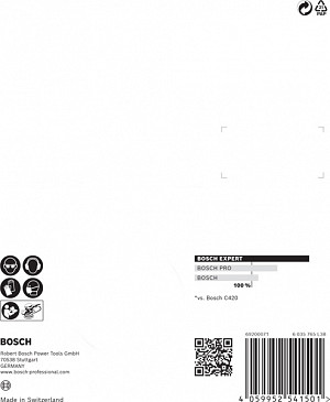 EXPERT C470 komplet brusnih papirjev za ekscentrične brusilnike, 125 mm, 8 lukenj, G 60/120/240, 6 kosov