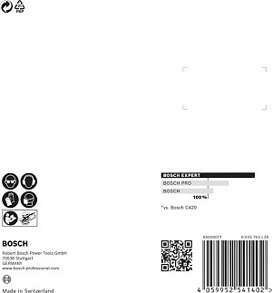 EXPERT C470 komplet brusnih papirjev za ekscentrične brusilnike, 115 mm, 8 lukenj, G 60/120/240, 6 kosov