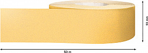 EXPERT C470 zvitek brusnega papirja za ročno brušenje, 93 mm x 50 m, G 120