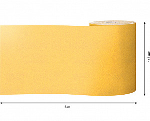 EXPERT C470 zvitek brusnega papirja za ročno brušenje, 115 mm, 5 m, G 240