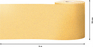 EXPERT C470 zvitek brusnega papirja za ročno brušenje, 93 mm, 5 m, G 80