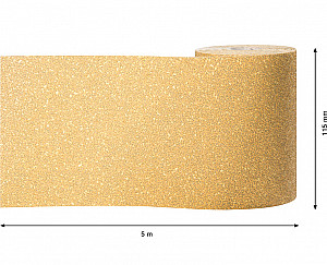 EXPERT C470 zvitek brusnega papirja za ročno brušenje, 115 mm, 5 m, G 40