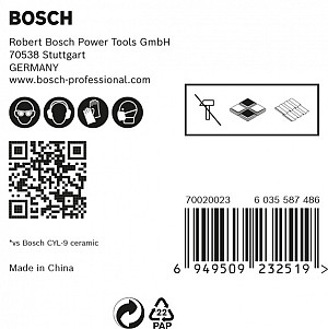 EXPERT HEX-9 HardCeramic komplet svedrov za strešnike, 6 mm, 5 kosov