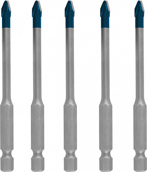 EXPERT HEX-9 HardCeramic komplet svedrov za strešnike, 5 mm, 5 kosov