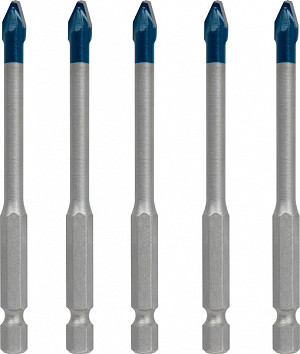 EXPERT HEX-9 HardCeramic komplet svedrov za strešnike, 6 mm, 5 kosov