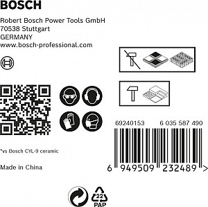 EXPERT HEX-9 HardCeramic mešani kompleti svedrov, 6 mm, 5 kosov