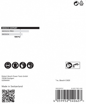 EXPERT M480 brusna mreža za deltaste brusilnike, 93 mm, G 400, 5 kosov