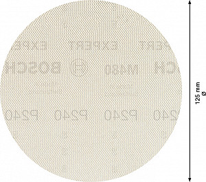 EXPERT M480 brusna mreža za ekscentrične brusilnike, 125 mm, G 240, 50 kosov