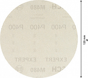 EXPERT M480 brusna mreža za ekscentrične brusilnike, 125 mm, G 400, 50 kosov