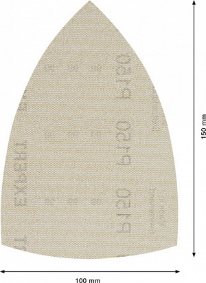 EXPERT M480 brusna mreža za večnamenske brusilnike, 100 x 150 mm, G 150, 10 kosov
