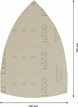 EXPERT M480 brusna mreža za večnamenske brusilnike, 100 x 150 mm, G 220, 10 kosov