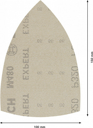 EXPERT M480 brusna mreža za večnamenske brusilnike, 100 x 150 mm, G 320, 10 kosov