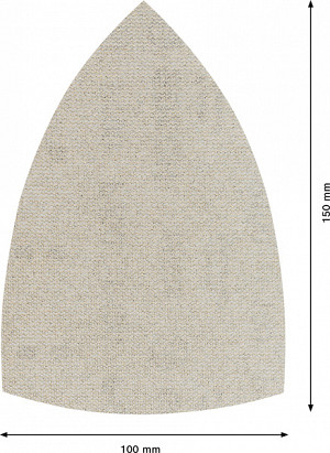 EXPERT M480 brusna mreža za večnamenske brusilnike, 100 x 150 mm, G 100, 10 kosov