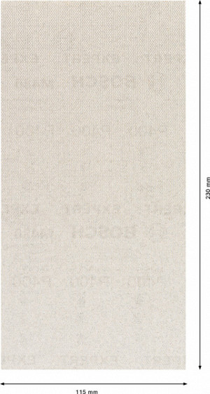 EXPERT M480 brusna mreža za vibracijske brusilnike, 115 x 230 mm, G 80, 10 kosov