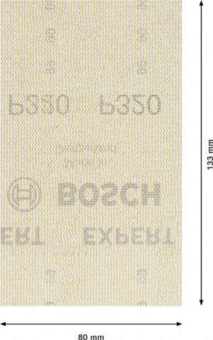 EXPERT M480 brusna mreža za vibracijske brusilnike, 80 x 133 mm, G 320, 10 kosov